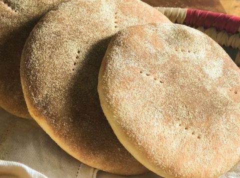 Khobz, the traditional Moroccan flatbread